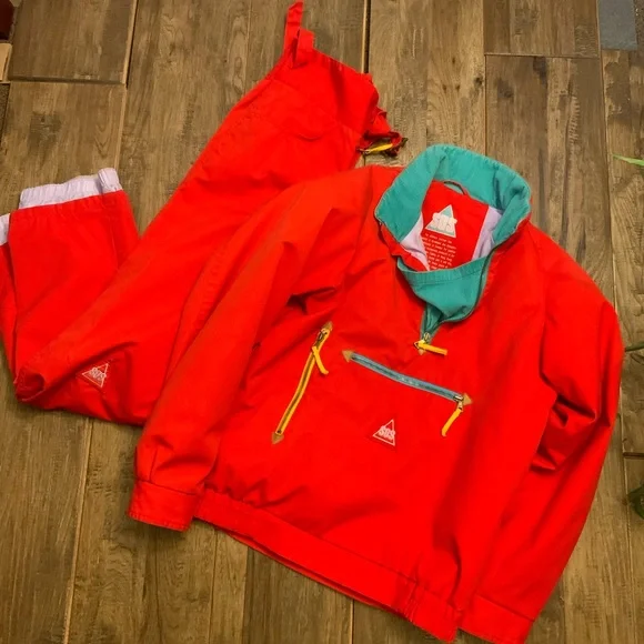 SOS Jackets Coats Sos Vintage Two Piece Ski Suit Providing
